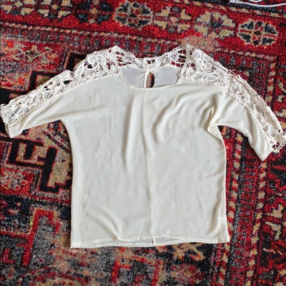 Crochet lace top